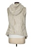 Dylan 100% Polyester Ivory Faux Fur Vest Size M - photo 2