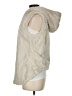 Dylan 100% Polyester Ivory Faux Fur Vest Size M - photo 5