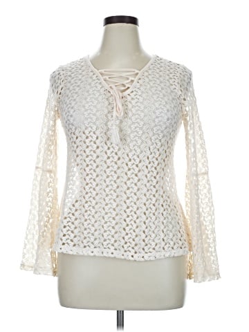 No Comment Long Sleeve Blouse (view 1)