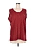 Unbranded Red Sleeveless Blouse Size M - photo 1