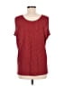 Unbranded Red Sleeveless Blouse Size M - photo 2