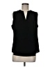Chico's 100% Polyester Black Sleeveless Blouse Size Med (1) - photo 1
