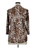 Fylo Animal Print Brown 3/4 Sleeve Blouse Size XL - photo 2