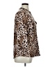 Fylo Animal Print Brown 3/4 Sleeve Blouse Size XL - photo 4
