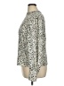 Maison d' Amelie 100% Polyester Animal Print Silver Long Sleeve Blouse Size XL - photo 5