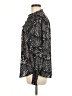 Ann Taylor LOFT 100% Polyester Paisley Black Long Sleeve Blouse Size M - photo 5