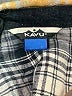 Kavu 100% Cotton Plaid Gray Long Sleeve Blouse Size XS - photo 7