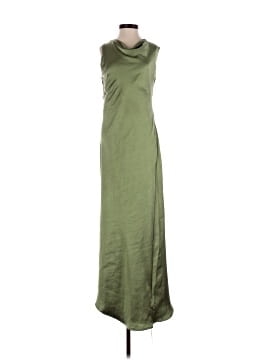 green emerald velvet dress Minimalism Cotton Cami Long Dress - Green