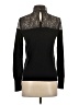 Jennifer Lopez 100% Nylon Black Turtleneck Sweater Size S - photo 2