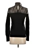 Jennifer Lopez 100% Nylon Black Turtleneck Sweater Size XS - photo 2