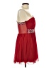 Deb 100% Polyester Red Cocktail Dress Size 11 - 12 - photo 4
