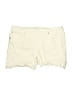 Seven7 Ivory Denim Shorts Size 10 - photo 1