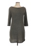 Max Studio Chevron-herringbone Gray Casual Dress Size L - photo 1