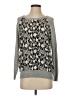 Joie 100% Silk Paisley Gray Silk Pullover Sweater Size XS - photo 1