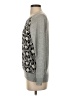 Joie 100% Silk Paisley Gray Silk Pullover Sweater Size XS - photo 5