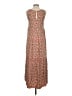 Max Studio 100% Rayon Paisley Orange Casual Dress Size S - photo 2