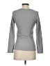 Automet Gray Long Sleeve Top Size S - photo 2