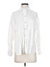 Zara Ivory Long Sleeve Button-Down Shirt Size S - photo 1