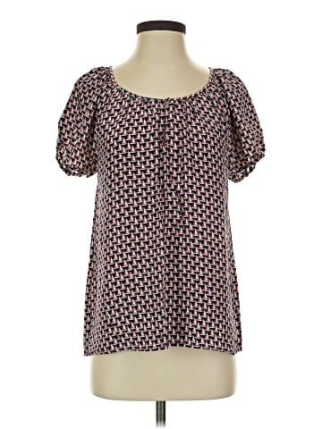 Joie Short Sleeve Silk Top (view 1)