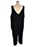 Torrid 100% Polyester Solid Black Jumpsuit Size 2X Plus (2) - photo 2