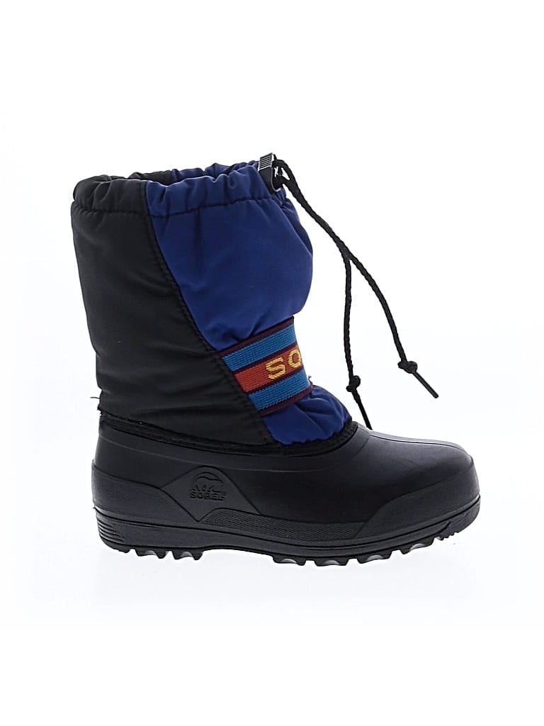 Pre-owned Sorel Kids' Rain Boots In Black