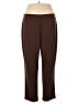 Susan Graver Solid Brown Active Pants Size 1X (petite) - photo 1