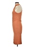 Boohoo Solid Orange Cocktail Dress Size 10 - photo 5
