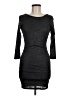 Topshop Metallic Gray Cocktail Dress Size 6 - photo 1