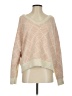FRNCH Chevron-herringbone Pink Pullover Sweater Size S - photo 1
