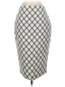 Express Argyle Gray Formal Skirt Size 4 - photo 1