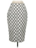 Express Argyle Gray Formal Skirt Size 4 - photo 2