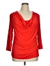 Grace Elements Red 3/4 Sleeve Top Size XL - photo 1