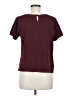 Ann Taylor LOFT Burgundy Short Sleeve Top Size M - photo 2