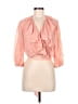 AMUR 100% Polyester Pink 3/4 Sleeve Blouse Size M - photo 1