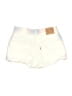 Levi's 100% Cotton Hearts Ivory Shorts Size 26 waist - photo 2