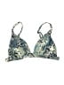Unbranded Print Blue Swimsuit Top Size S (estimated) - photo 1