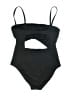 Unbranded Solid Black One Piece Swimsuit Size XL (estimated) - photo 2
