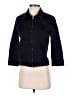 City Silk Black 3/4 Sleeve Button-Down Shirt Size 8 - photo 1