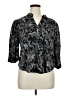 Cocomo Paisley Silver 3/4 Sleeve Blouse Size XL (petite) - photo 1
