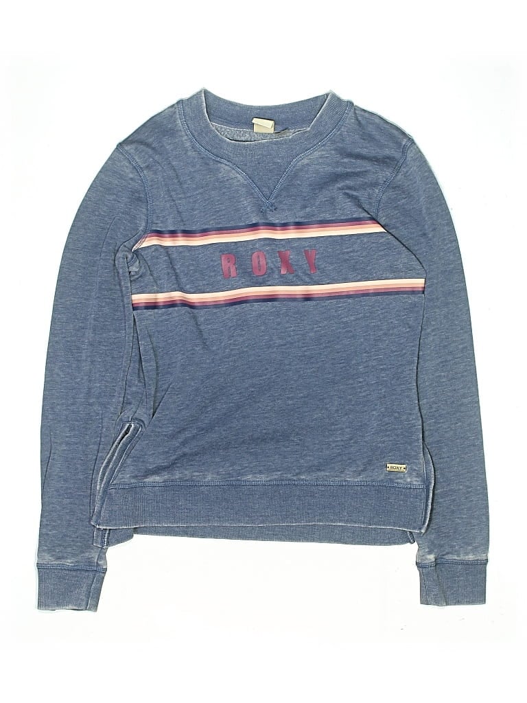 Pre-owned Roxy Kids' Sweatshirt In Blue