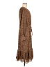 Talbots Animal Print Brown Casual Dress Size 10 - photo 4