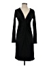 Moda International Solid Black Cocktail Dress Size S - photo 1