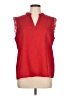 Unbranded Red Sleeveless Blouse Size L - photo 1