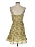 Lush 100% Polyester Floral Yellow Cocktail Dress Size S - photo 2