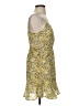 Lush 100% Polyester Floral Yellow Cocktail Dress Size S - photo 4