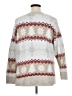 Holiday Time Chevron-herringbone Ivory Pullover Sweater Size 1X - photo 2
