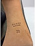 Gucci Metallic Silver Gold Leather bamboo heel pumps Size EU (IT) 36 / US 6 - photo 6