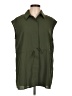 Shein 100% Polyester Green Sleeveless Blouse Size L - photo 1