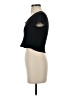 Topshop Black Short Sleeve Top Size 4 - photo 5