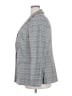 Lane Bryant Checkered-gingham Gray Blazer Size 18 - photo 5